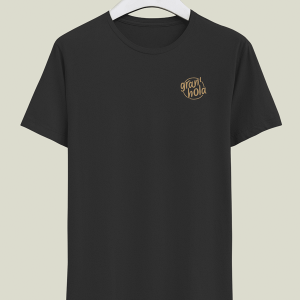 T-shirt Gran'Hola en coton noir